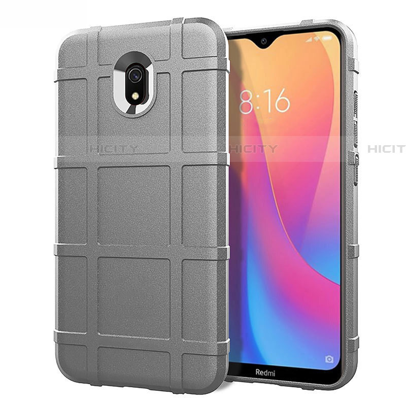 Silikon Hülle Handyhülle Ultra Dünn Schutzhülle 360 Grad Tasche S03 für Xiaomi Redmi 8A groß