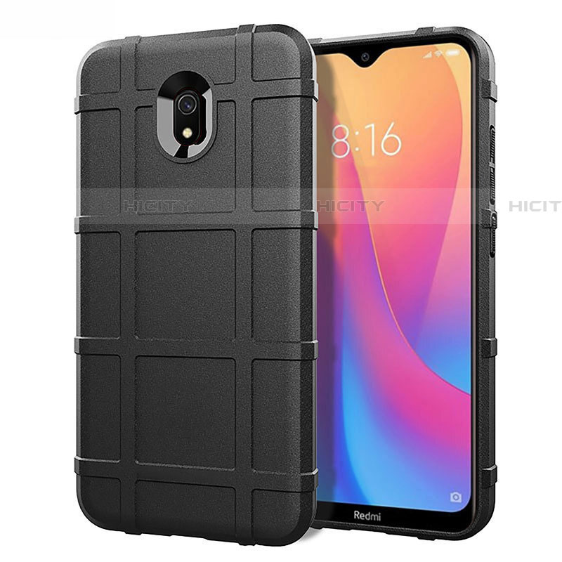 Silikon Hülle Handyhülle Ultra Dünn Schutzhülle 360 Grad Tasche S03 für Xiaomi Redmi 8A groß