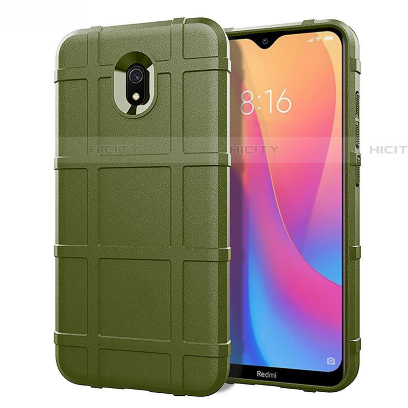 Silikon Hülle Handyhülle Ultra Dünn Schutzhülle 360 Grad Tasche S03 für Xiaomi Redmi 8A Grün