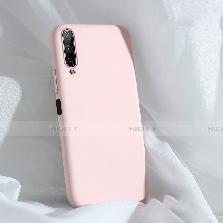 Silikon Hülle Handyhülle Ultra Dünn Schutzhülle 360 Grad Tasche S04 für Huawei Honor 9X Pro Rosa