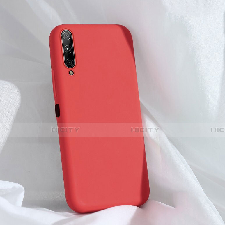 Silikon Hülle Handyhülle Ultra Dünn Schutzhülle 360 Grad Tasche S04 für Huawei Honor 9X Pro Rot