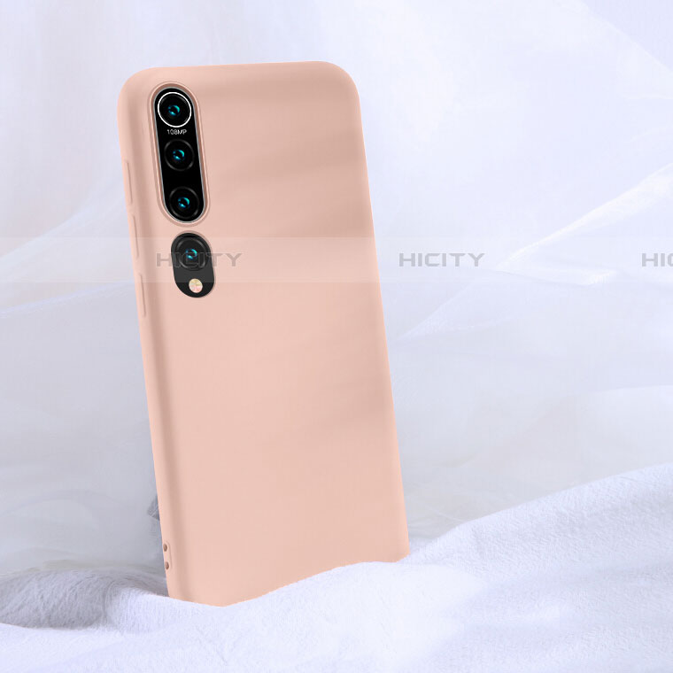 Silikon Hülle Handyhülle Ultra Dünn Schutzhülle 360 Grad Tasche S04 für Xiaomi Mi 10 Rosa Plus