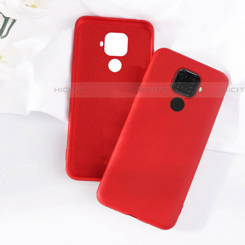 Silikon Hülle Handyhülle Ultra Dünn Schutzhülle 360 Grad Tasche S05 für Huawei Nova 5i Pro Rot Plus