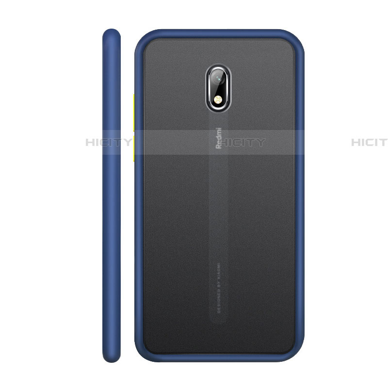 Silikon Hülle Handyhülle Ultra Dünn Schutzhülle 360 Grad Tasche S05 für Xiaomi Redmi 8A Blau