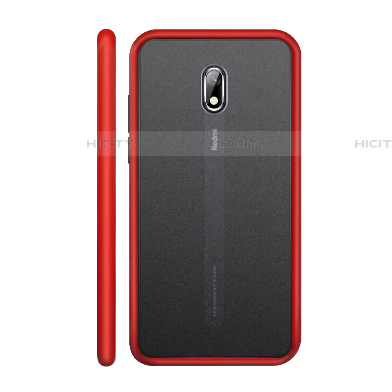 Silikon Hülle Handyhülle Ultra Dünn Schutzhülle 360 Grad Tasche S05 für Xiaomi Redmi 8A Rot
