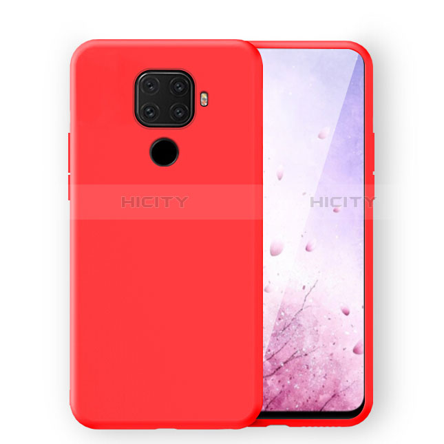 Silikon Hülle Handyhülle Ultra Dünn Schutzhülle 360 Grad Tasche S06 für Huawei Nova 5z Rot