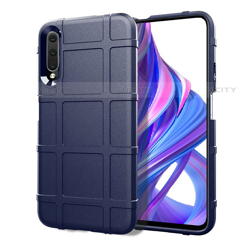 Silikon Hülle Handyhülle Ultra Dünn Schutzhülle 360 Grad Tasche S06 für Huawei P Smart Pro (2019)