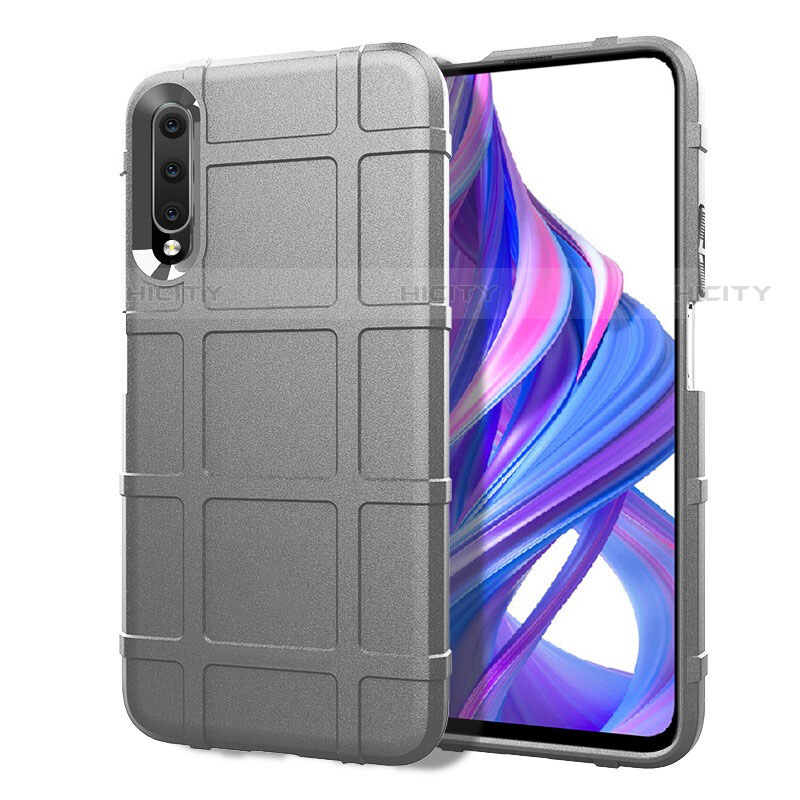 Silikon Hülle Handyhülle Ultra Dünn Schutzhülle 360 Grad Tasche S06 für Huawei P Smart Pro (2019)