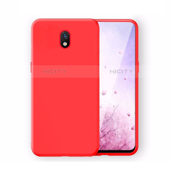 Silikon Hülle Handyhülle Ultra Dünn Schutzhülle 360 Grad Tasche S06 für Xiaomi Redmi 8A Rot Plus