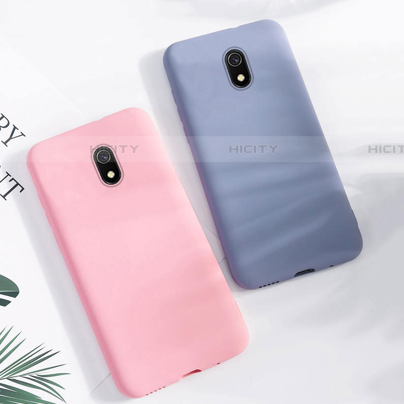 Silikon Hülle Handyhülle Ultra Dünn Schutzhülle 360 Grad Tasche S07 für Xiaomi Redmi 8A groß