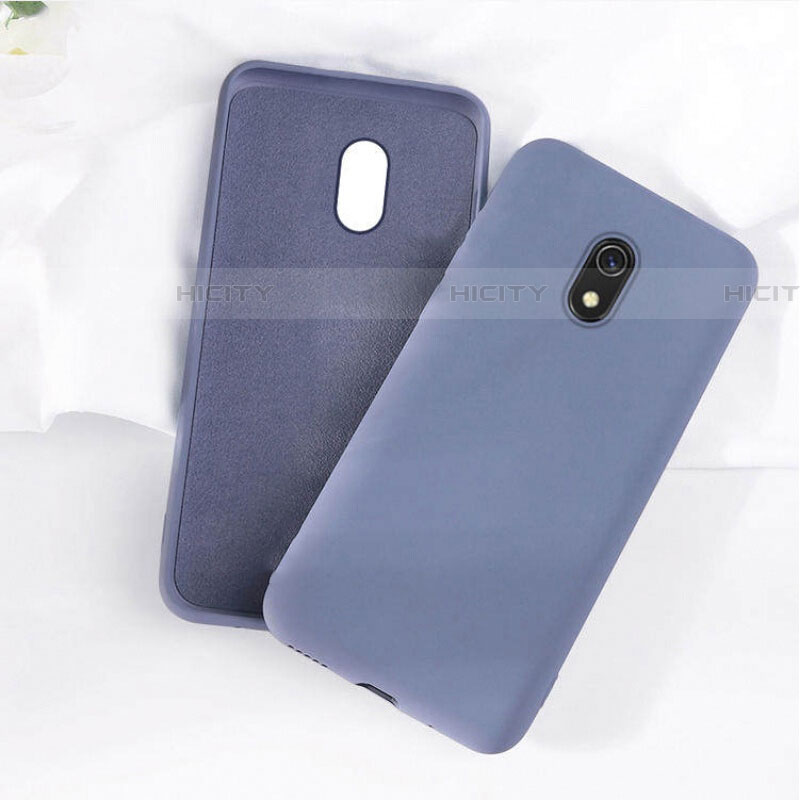 Silikon Hülle Handyhülle Ultra Dünn Schutzhülle 360 Grad Tasche S07 für Xiaomi Redmi 8A Violett