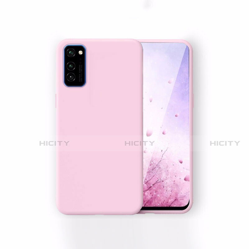 Silikon Hülle Handyhülle Ultra Dünn Schutzhülle 360 Grad Tasche T01 für Huawei Honor V30 5G Rosegold