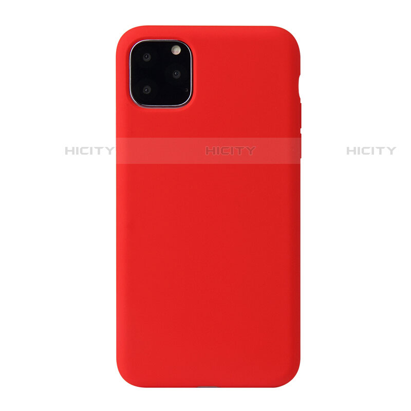 Silikon Hülle Handyhülle Ultra Dünn Schutzhülle 360 Grad Tasche Y01 für Apple iPhone 11 Pro Rot