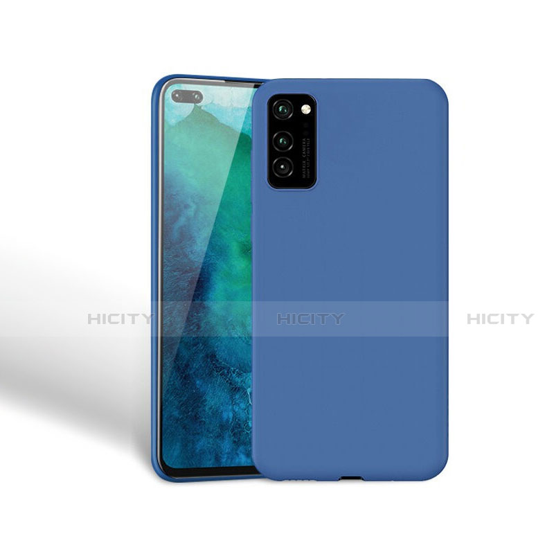 Silikon Hülle Handyhülle Ultra Dünn Schutzhülle 360 Grad Tasche Z03 für Huawei Honor V30 5G Blau Plus