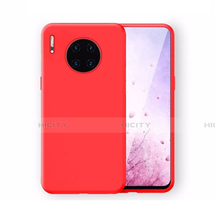 Silikon Hülle Handyhülle Ultra Dünn Schutzhülle 360 Grad Tasche Z04 für Huawei Mate 30 5G Rot Plus