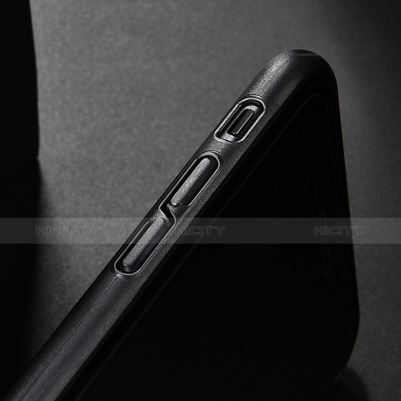 Silikon Hülle Handyhülle Ultra Dünn Schutzhülle D03 für Apple iPhone 8 Plus Schwarz