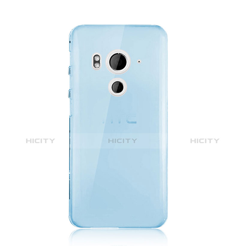 Silikon Hülle Handyhülle Ultra Dünn Schutzhülle Durchsichtig Transparent für HTC Butterfly 3 Blau