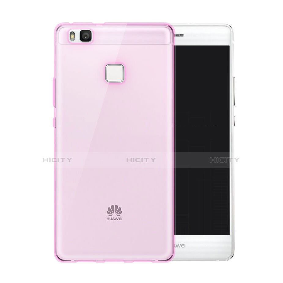 Silikon Hülle Handyhülle Ultra Dünn Schutzhülle Durchsichtig Transparent für Huawei G9 Lite Rosa