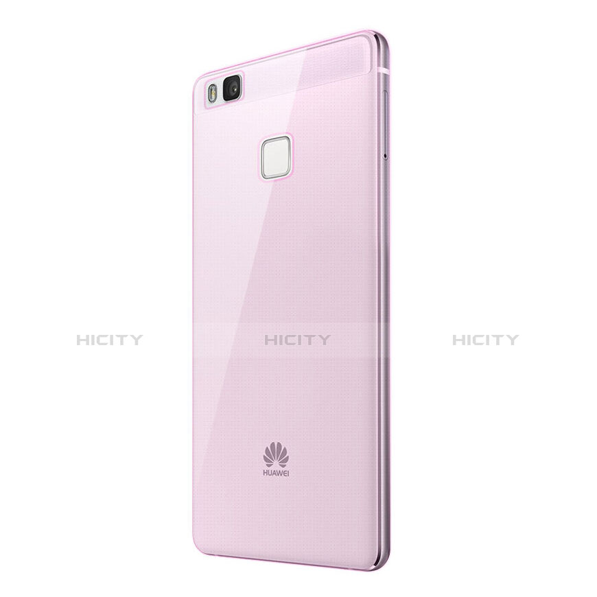 Silikon Hülle Handyhülle Ultra Dünn Schutzhülle Durchsichtig Transparent für Huawei G9 Lite Rosa