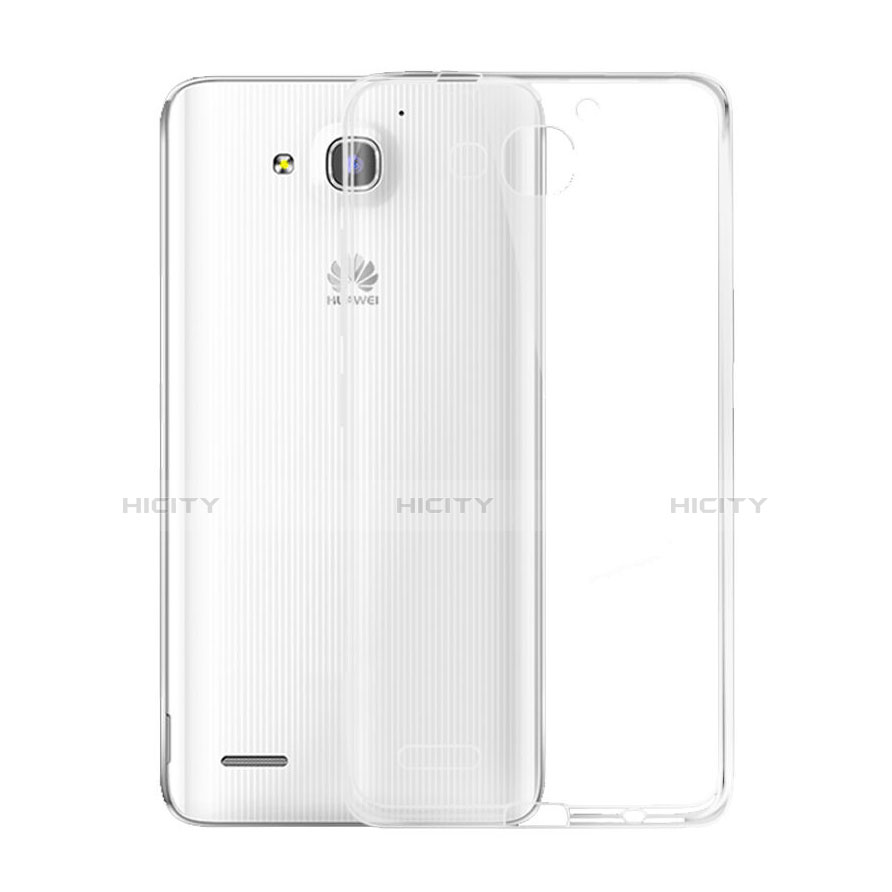 Silikon Hülle Handyhülle Ultra Dünn Schutzhülle Durchsichtig Transparent für Huawei Honor 3X G750 Klar