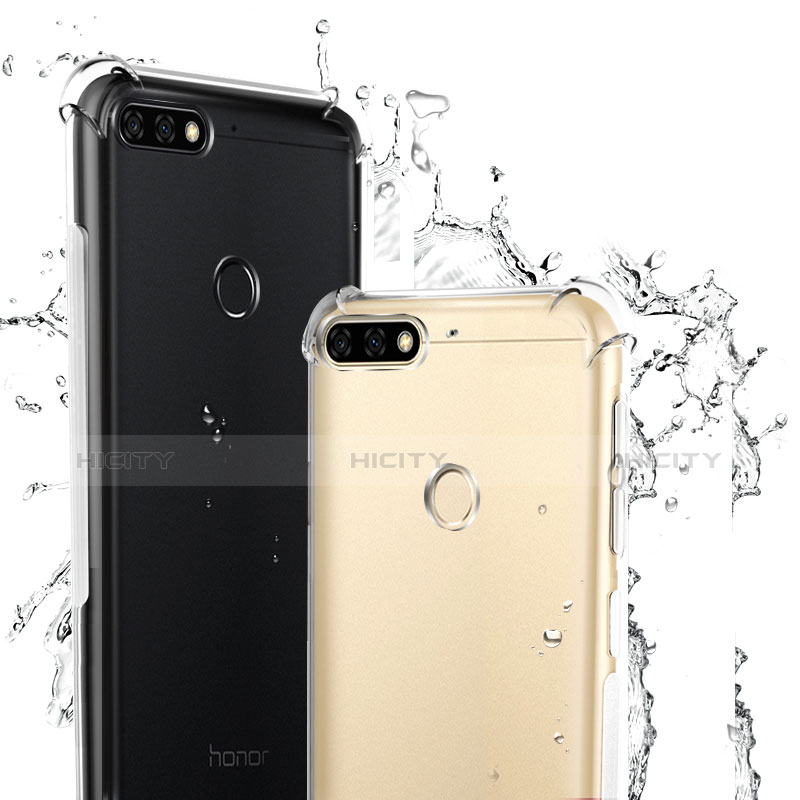 Silikon Hülle Handyhülle Ultra Dünn Schutzhülle Durchsichtig Transparent für Huawei Honor 7C Klar