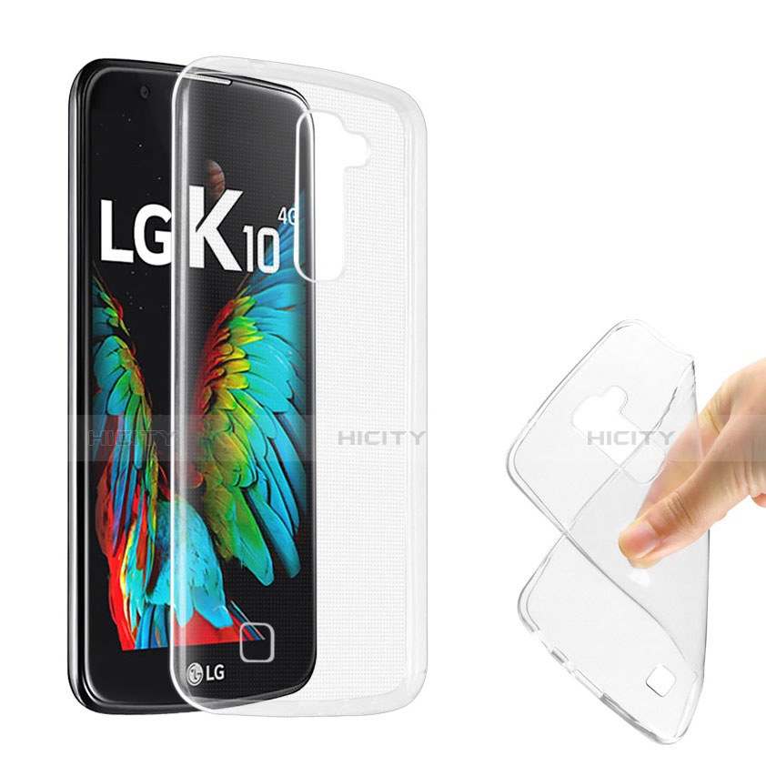 Silikon Hülle Handyhülle Ultra Dünn Schutzhülle Durchsichtig Transparent für LG K10 Klar