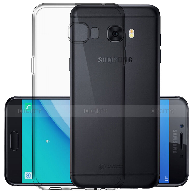 Silikon Hülle Handyhülle Ultra Dünn Schutzhülle Durchsichtig Transparent für Samsung Galaxy C5 Pro C5010 Klar