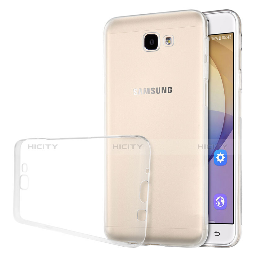 Silikon Hülle Handyhülle Ultra Dünn Schutzhülle Durchsichtig Transparent für Samsung Galaxy J5 Prime G570F Klar