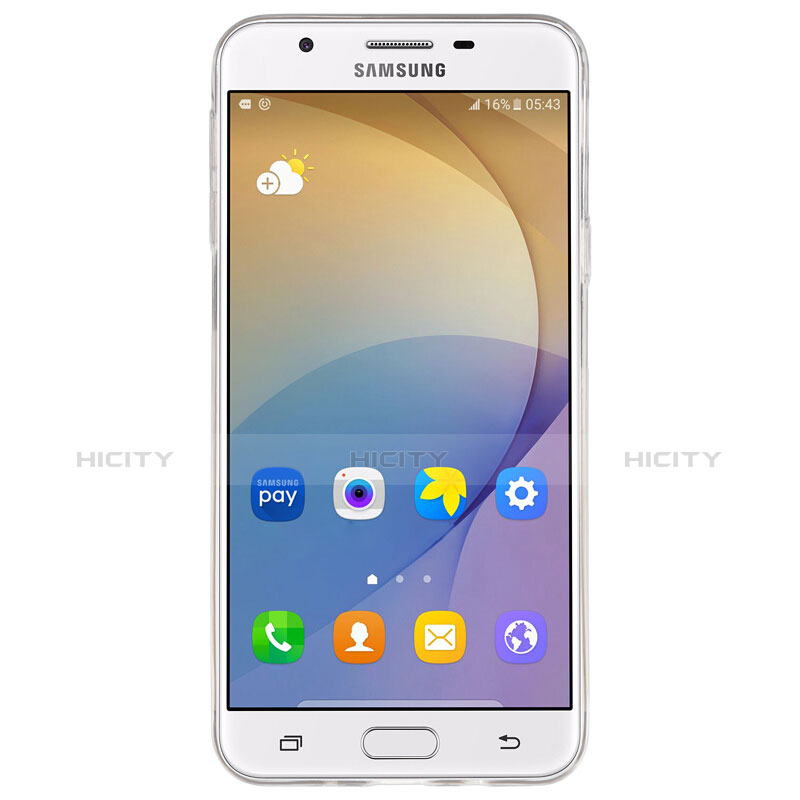 Silikon Hülle Handyhülle Ultra Dünn Schutzhülle Durchsichtig Transparent für Samsung Galaxy J5 Prime G570F Klar