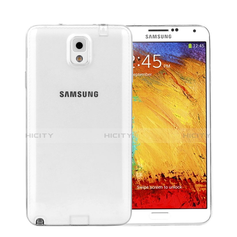 Silikon Hülle Handyhülle Ultra Dünn Schutzhülle Durchsichtig Transparent für Samsung Galaxy Note 3 N9000 Klar