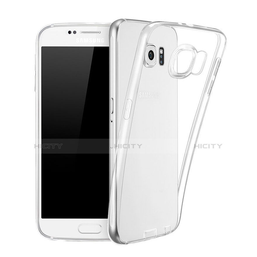 Silikon Hülle Handyhülle Ultra Dünn Schutzhülle Durchsichtig Transparent für Samsung Galaxy S6 Duos SM-G920F G9200 Klar