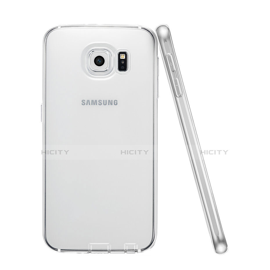 Silikon Hülle Handyhülle Ultra Dünn Schutzhülle Durchsichtig Transparent für Samsung Galaxy S6 Duos SM-G920F G9200 Klar