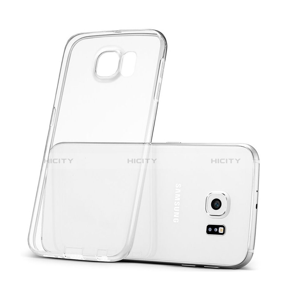 Silikon Hülle Handyhülle Ultra Dünn Schutzhülle Durchsichtig Transparent für Samsung Galaxy S6 Duos SM-G920F G9200 Klar