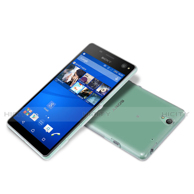 Silikon Hülle Handyhülle Ultra Dünn Schutzhülle Durchsichtig Transparent für Sony Xperia C4 Grau