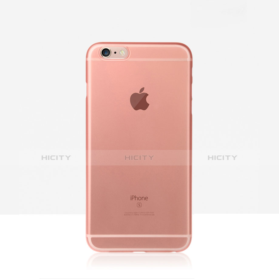 Silikon Hülle Handyhülle Ultra Dünn Schutzhülle Durchsichtig Transparent Matt für Apple iPhone 6S Plus Rosegold