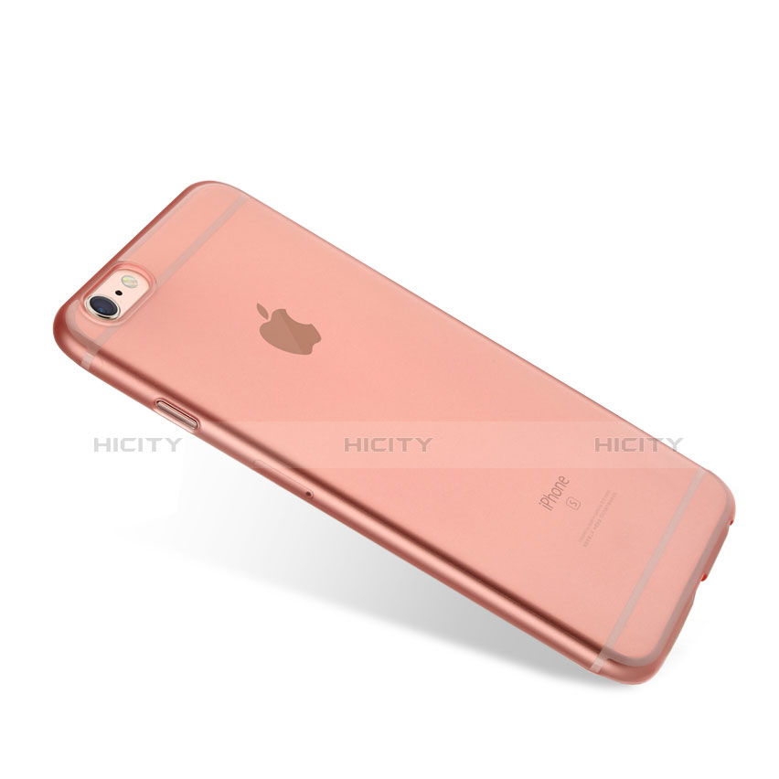 Silikon Hülle Handyhülle Ultra Dünn Schutzhülle Durchsichtig Transparent Matt für Apple iPhone 6S Rosegold