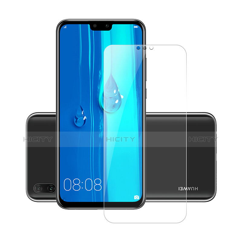 Silikon Hülle Handyhülle Ultra Dünn Schutzhülle Durchsichtig Transparent mit Schutzfolie für Huawei Enjoy 9 Plus Klar groß