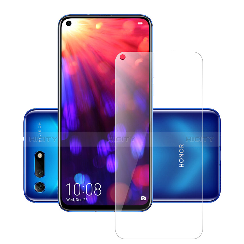 Silikon Hülle Handyhülle Ultra Dünn Schutzhülle Durchsichtig Transparent mit Schutzfolie für Huawei Honor V20 Klar