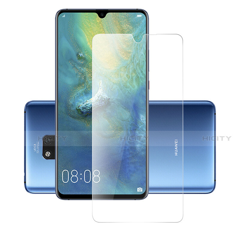 Silikon Hülle Handyhülle Ultra Dünn Schutzhülle Durchsichtig Transparent mit Schutzfolie für Huawei Mate 20 X 5G Klar