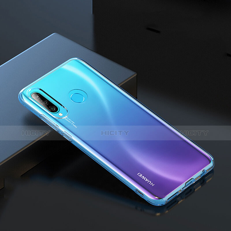 Silikon Hülle Handyhülle Ultra Dünn Schutzhülle Durchsichtig Transparent mit Schutzfolie für Huawei Nova 4e Klar