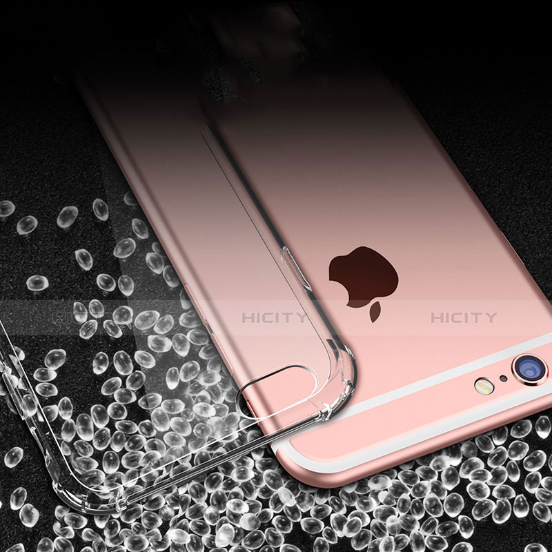 Silikon Hülle Handyhülle Ultra Dünn Schutzhülle Durchsichtig Transparent T03 für Apple iPhone 6 Plus Klar groß