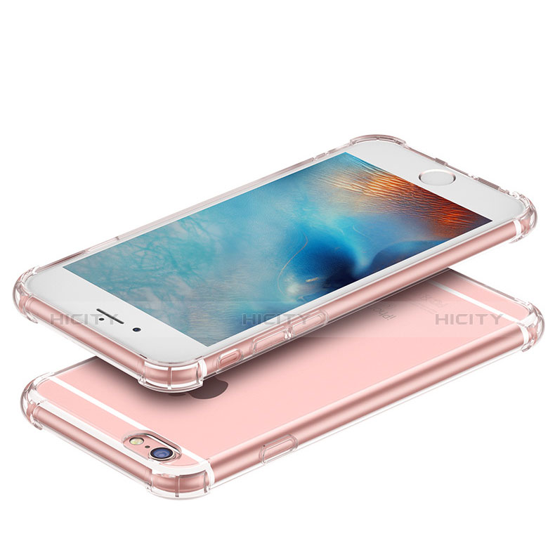 Silikon Hülle Handyhülle Ultra Dünn Schutzhülle Durchsichtig Transparent T03 für Apple iPhone 6S Klar