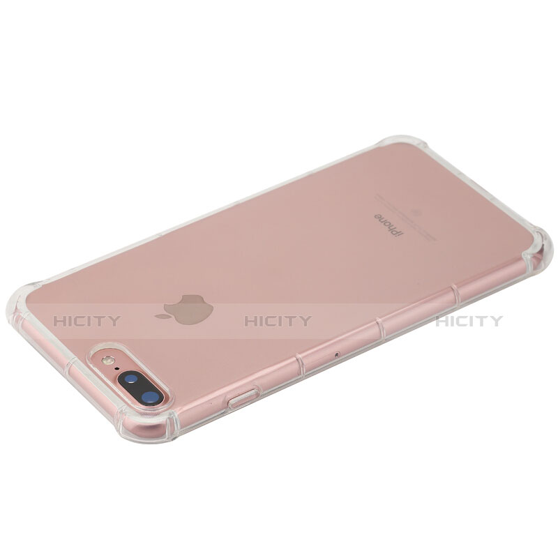 Silikon Hülle Handyhülle Ultra Dünn Schutzhülle Durchsichtig Transparent T10 für Apple iPhone 7 Plus Klar