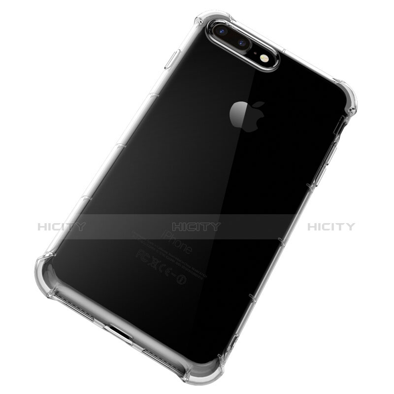 Silikon Hülle Handyhülle Ultra Dünn Schutzhülle Durchsichtig Transparent T10 für Apple iPhone 7 Plus Klar