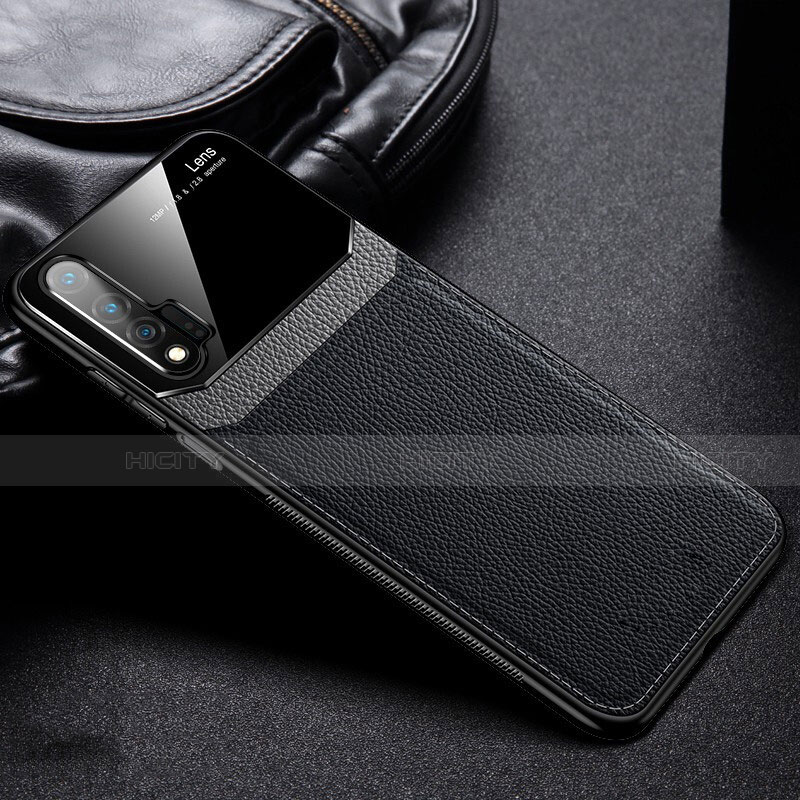 Silikon Hülle Handyhülle Ultra Dünn Schutzhülle Flexible 360 Grad Ganzkörper Tasche C01 für Huawei Nova 6 5G Schwarz Plus