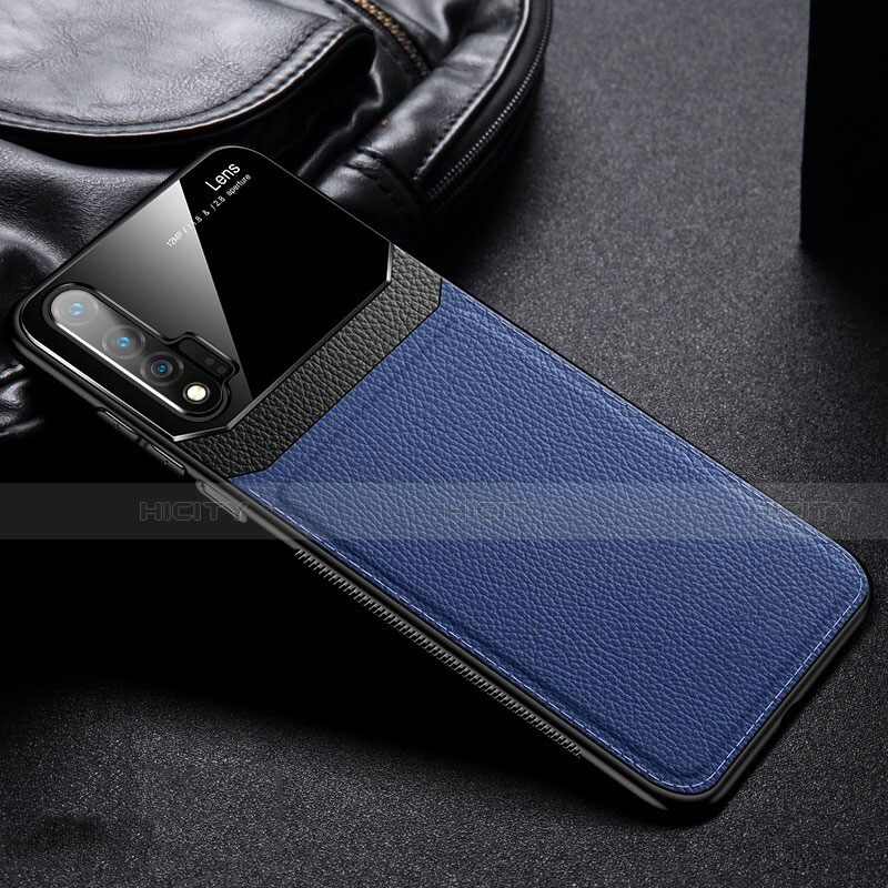 Silikon Hülle Handyhülle Ultra Dünn Schutzhülle Flexible 360 Grad Ganzkörper Tasche C01 für Huawei Nova 6 Blau