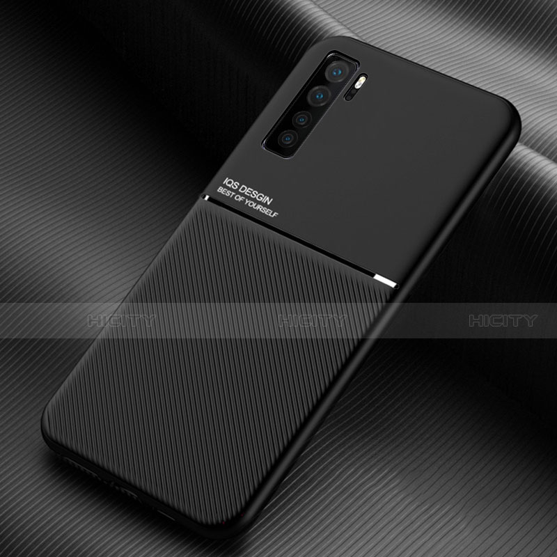 Silikon Hülle Handyhülle Ultra Dünn Schutzhülle Flexible 360 Grad Ganzkörper Tasche C01 für Huawei P40 Lite 5G Schwarz