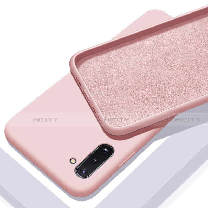 Silikon Hülle Handyhülle Ultra Dünn Schutzhülle Flexible 360 Grad Ganzkörper Tasche C01 für Samsung Galaxy Note 10 5G Rosa