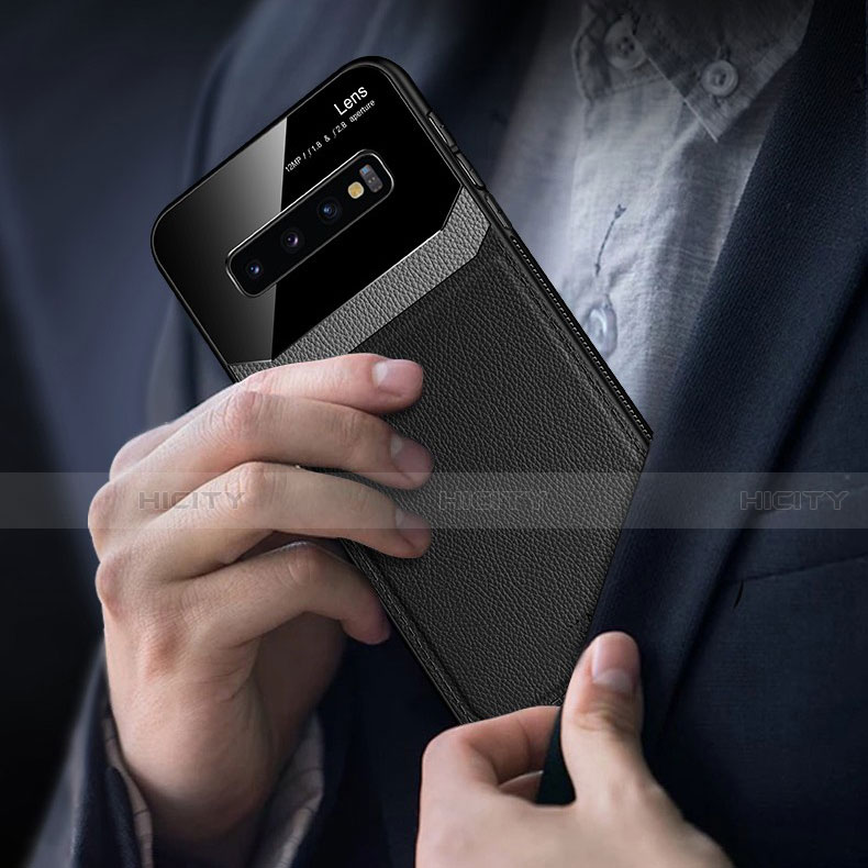 Silikon Hülle Handyhülle Ultra Dünn Schutzhülle Flexible 360 Grad Ganzkörper Tasche C01 für Samsung Galaxy S10 5G groß