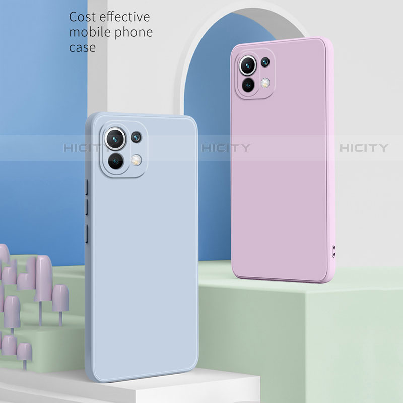 Silikon Hülle Handyhülle Ultra Dünn Schutzhülle Flexible 360 Grad Ganzkörper Tasche C01 für Xiaomi Mi 11 Lite 5G groß